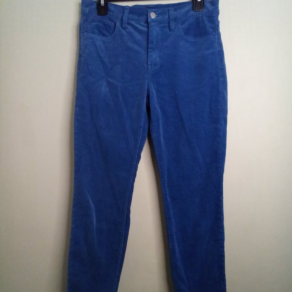 J Crew Pants Women 27 Corduroy Soft Casual Blue